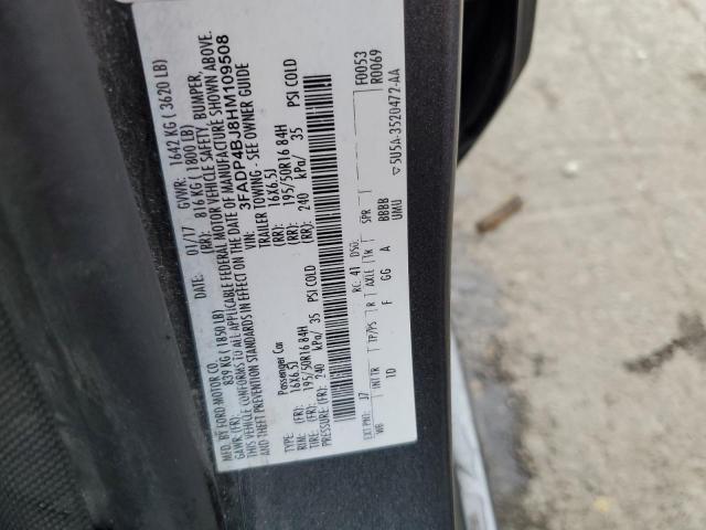 2017 FORD FIESTA SE - 3FADP4BJ8HM109508