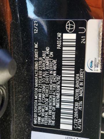 2022 TOYOTA C-HR XLE - NMTKHMBX6NR142102