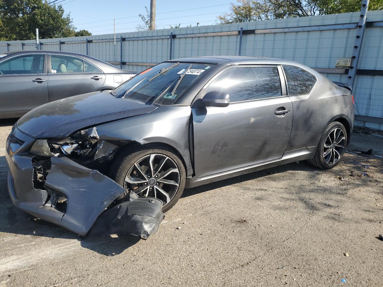 TOYOTA SCION TC 2013 gray  gas JTKJF5C73D3048551 photo #1