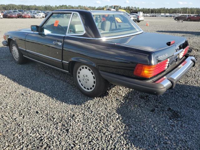 MERCEDES-BENZ 560 SL 1989 black  gas WDBBA48D8KA101576 photo #3