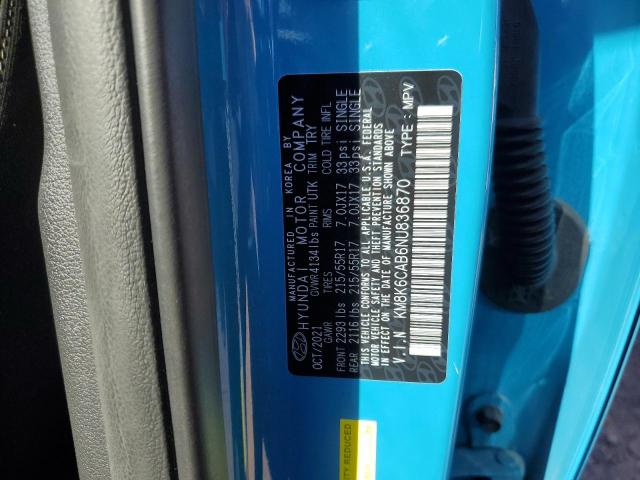 2022 HYUNDAI KONA SEL - KM8K6CAB6NU836870