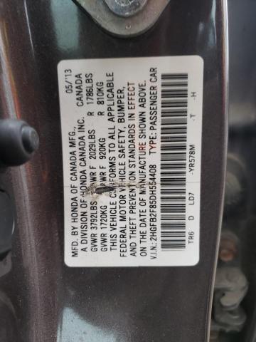 VIN 2HGFB2F85DH554408 2013 Honda Civic, EX no.12