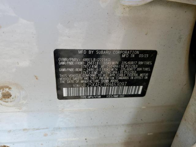 2023 SUBARU FORESTER P - JF2SKAEC7PH463097
