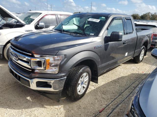 FORD F150 SUPER 2018 charcoal  gas 1FTEX1CP7JKC91344 photo #1