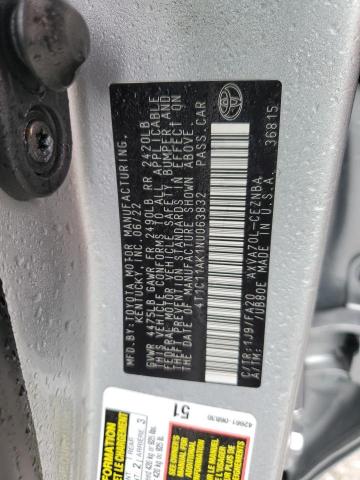 VIN 4T1C11AK1NU063832 2022 Toyota Camry, LE no.13