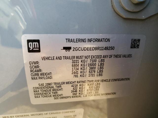 2024 CHEVROLET SILVERADO - 2GCUDEED9R1149250