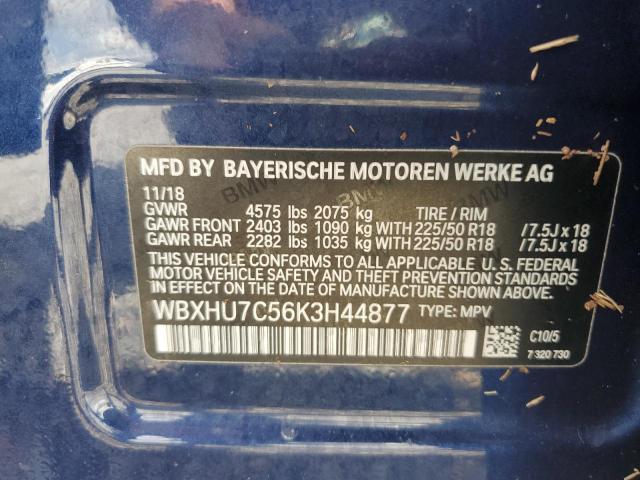 VIN WBXHU7C56K3H44877 2019 BMW X1, Sdrive28I no.13