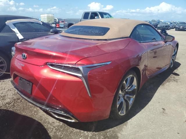 LEXUS LC 500 2023 red  gas JTHMPAAY6PA107483 photo #4