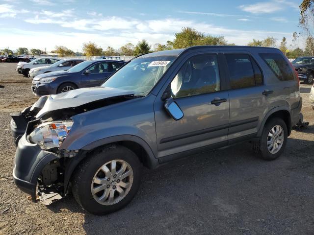 HONDA CR-V EX 2006 gray 4dr spor gas JHLRD78816C801013 photo #1