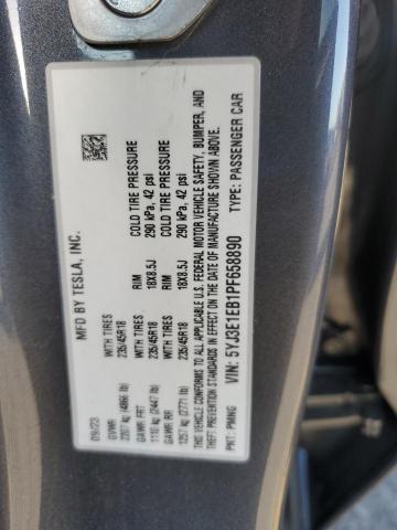 2023 TESLA MODEL 3 - 5YJ3E1EB1PF658890
