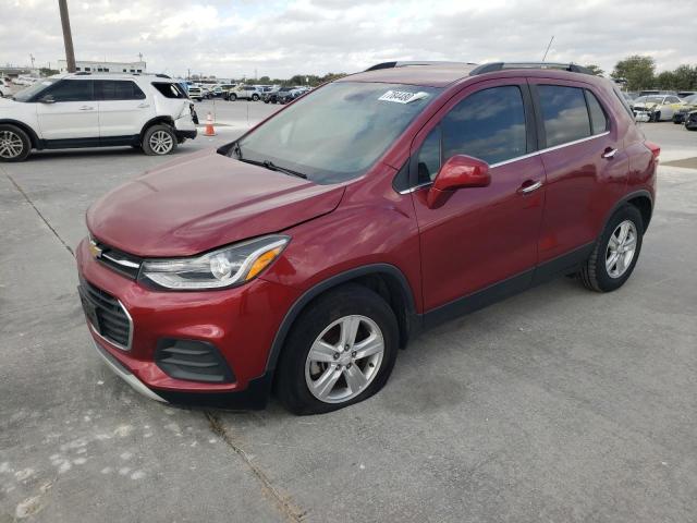 CHEVROLET TRAX 1LT 2019 red  gas 3GNCJLSB6KL224090 photo #1