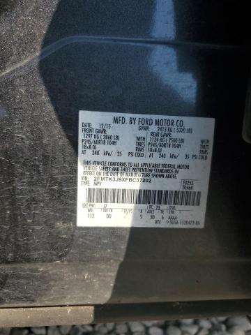 2015 FORD EDGE SEL - 2FMTK3J9XFBC37202