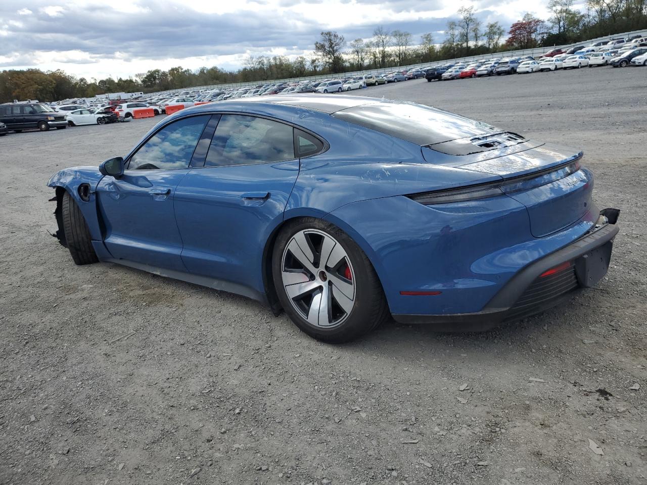 PORSCHE TAYCAN 4S 2021 blue  electric WP0AB2Y17MSA41133 photo #3