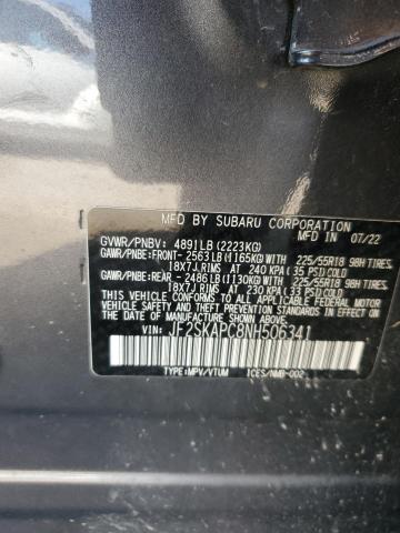 2022 SUBARU FORESTER L - JF2SKAPC8NH506341