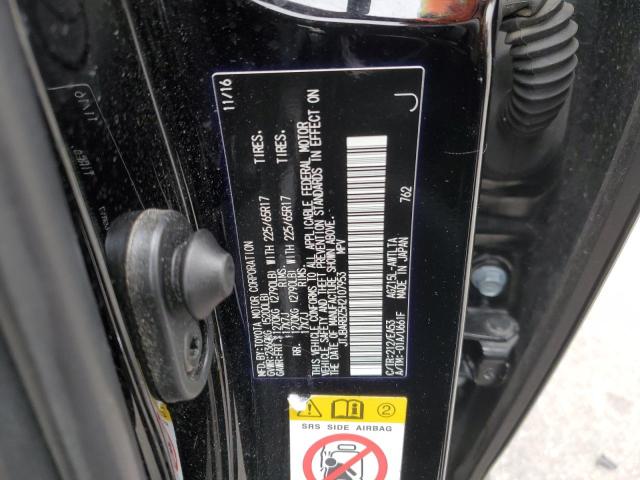 2017 LEXUS NX 200T BA - JTJBARBZ5H2107953