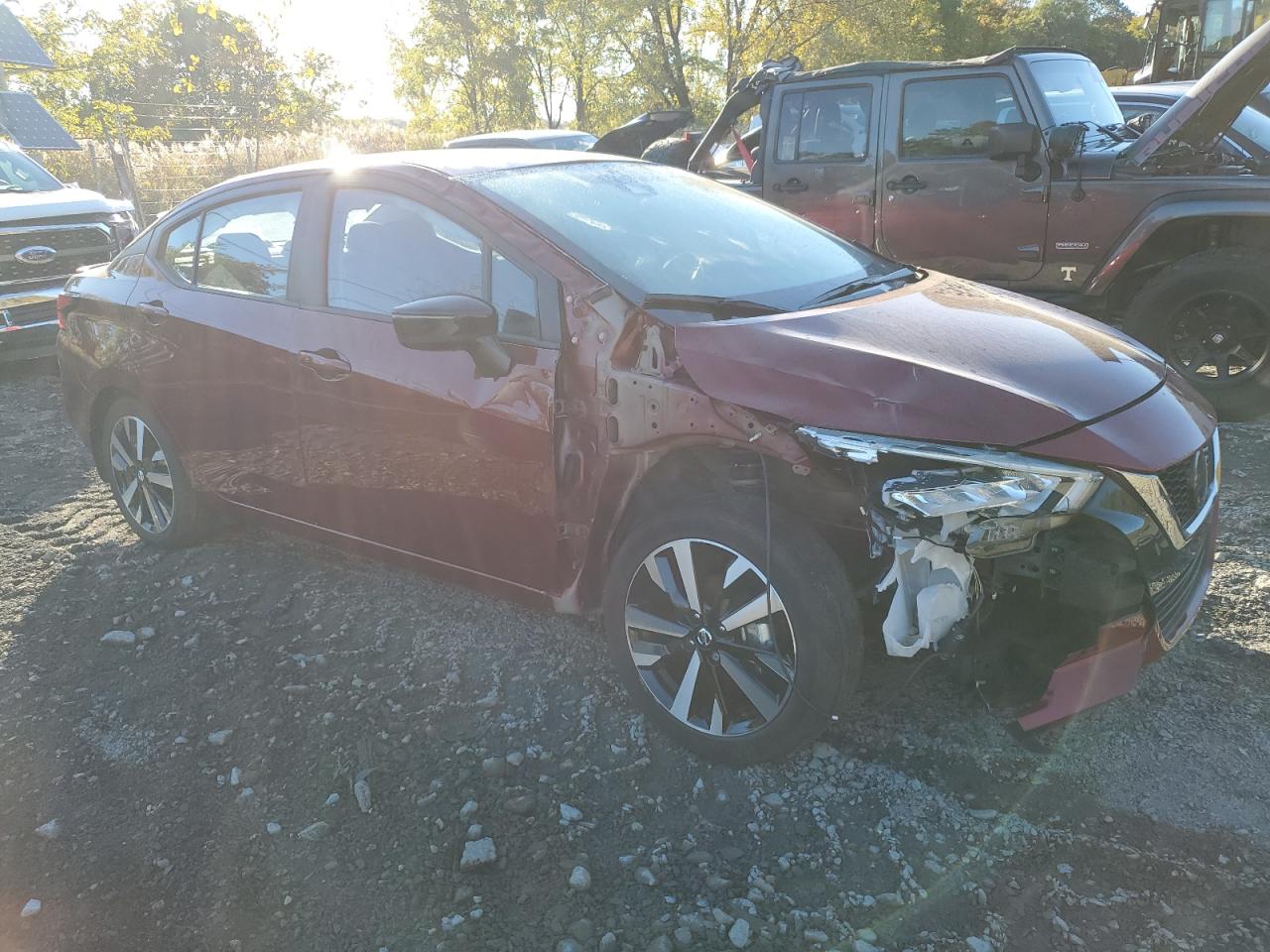 Lot #2923652596 2021 NISSAN VERSA SR