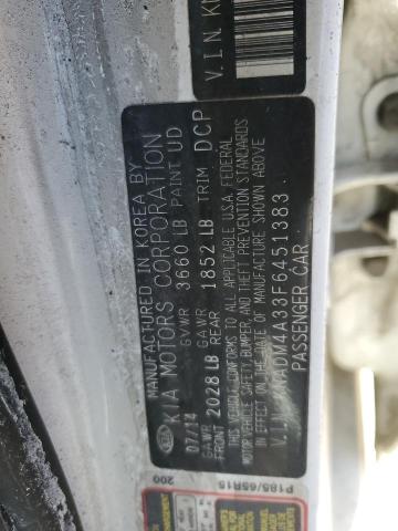 2015 KIA RIO LX KNADM4A33F6451383