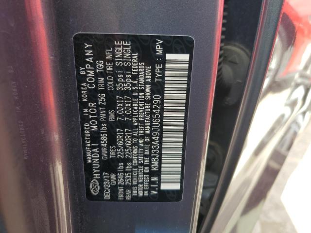 2018 HYUNDAI TUCSON SEL - KM8J33A49JU654290