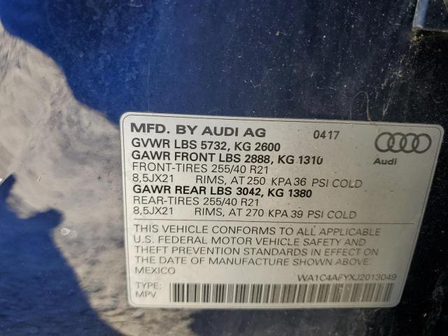 2018 AUDI SQ5 PRESTI - WA1C4AFYXJ2013049