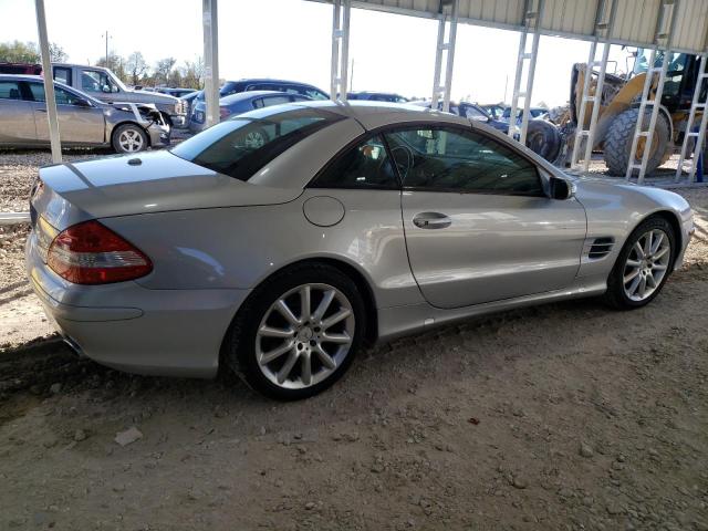 MERCEDES-BENZ SL 550 2007 silver roadster gas WDBSK71F47F129170 photo #4