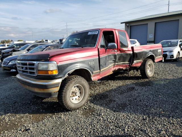 FORD F150 1995 two tone club cab gas 1FTEX14H1SKB03880 photo #1