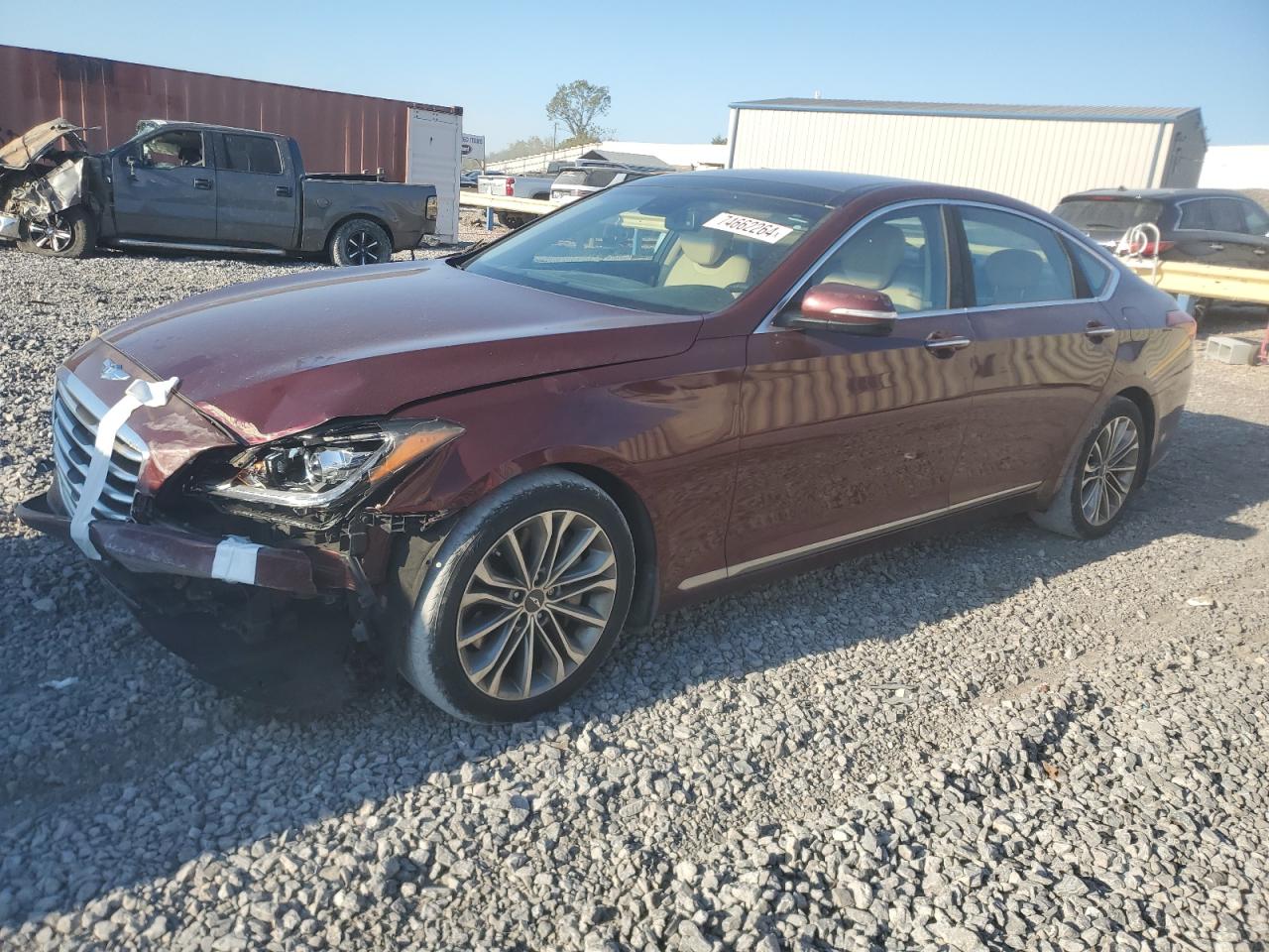 Lot #2924151109 2015 HYUNDAI GENESIS 3.