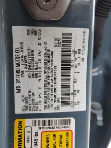 2022 FORD BRONCO SPO - 3FMCR9C61NRD44589