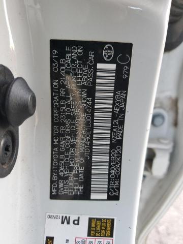 2020 TOYOTA COROLLA XS - JTDT4RCE1LJ014744