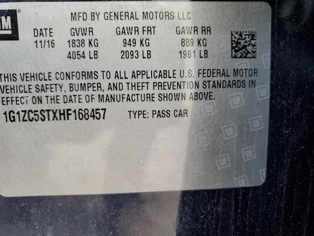 2017 CHEVROLET MALIBU LS - 1G1ZC5STXHF168457