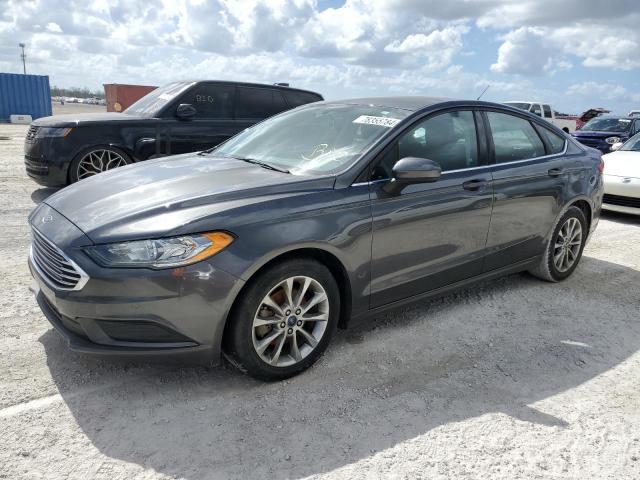 FORD FUSION SE 2017 gray  gas 3FA6P0H76HR285134 photo #1