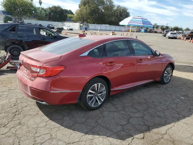 HONDA ACCORD HYB 2021 red  hybrid engine 1HGCV3F47MA010410 photo #4