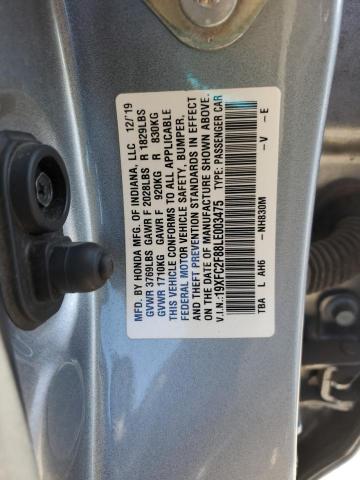 2020 HONDA CIVIC SPOR - 19XFC2F88LE003475