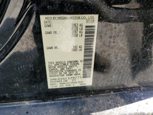 2020 NISSAN ALTIMA SR - 1N4BL4CV1LC129775