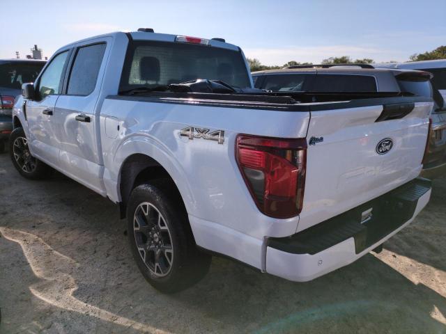 FORD F150 STX 2024 white  gas 1FTEW2LP6RFA60478 photo #3