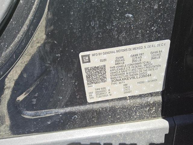 2020 CHEVROLET EQUINOX LT - 3GNAXKEV9LL239044