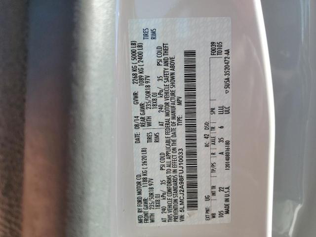 2015 LINCOLN MKC - 5LMCJ2A98FUJ10033