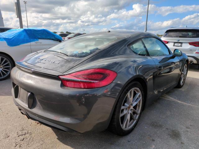 PORSCHE CAYMAN 2014 gray  gas WP0AA2A82EK170311 photo #4