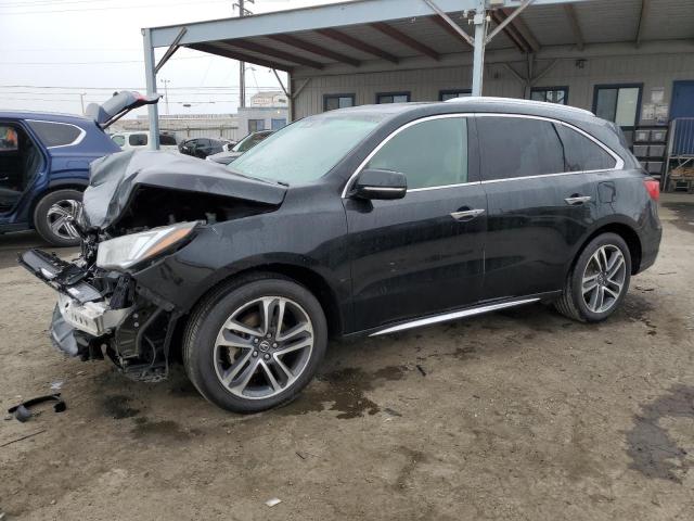 ACURA MDX ADVANC 2017 black  gas 5FRYD4H84HB041333 photo #1