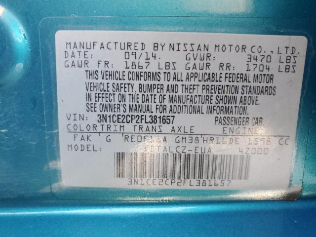 2015 NISSAN VERSA NOTE - 3N1CE2CP2FL381657