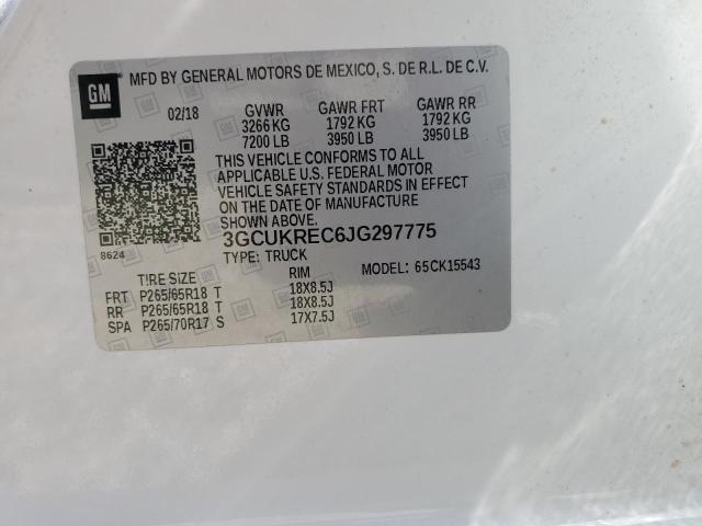 2018 CHEVROLET SILVERADO - 3GCUKREC6JG297775