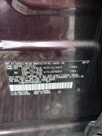 2017 TOYOTA RAV4 XLE - 2T3WFREV7HW388840