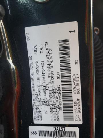 2017 TOYOTA TUNDRA CRE - 5TFHW5F19HX661043