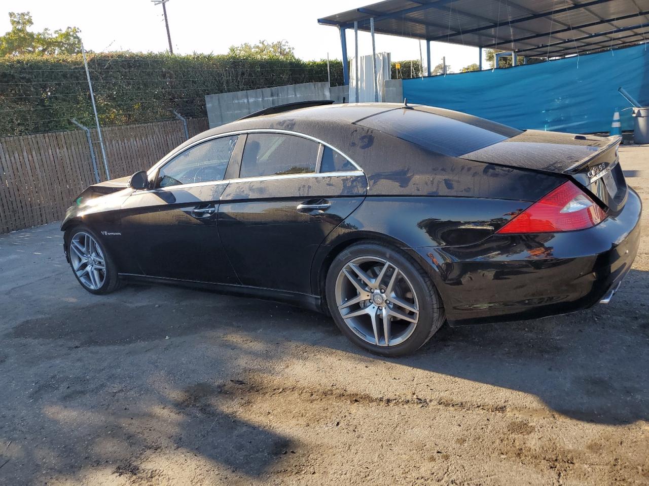 MERCEDES-BENZ CLS 55 AMG 2006 black  gas WDDDJ76X96A075929 photo #3