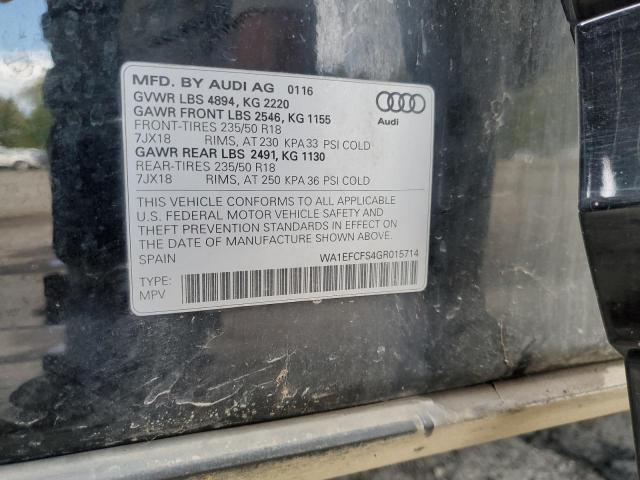 VIN WA1EFCFS4GR015714 2016 Audi Q3, Premium Plus no.13