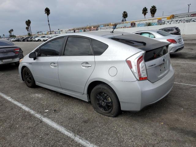 TOYOTA PRIUS 2012 silver hatchbac hybrid engine JTDKN3DU8C5508717 photo #3