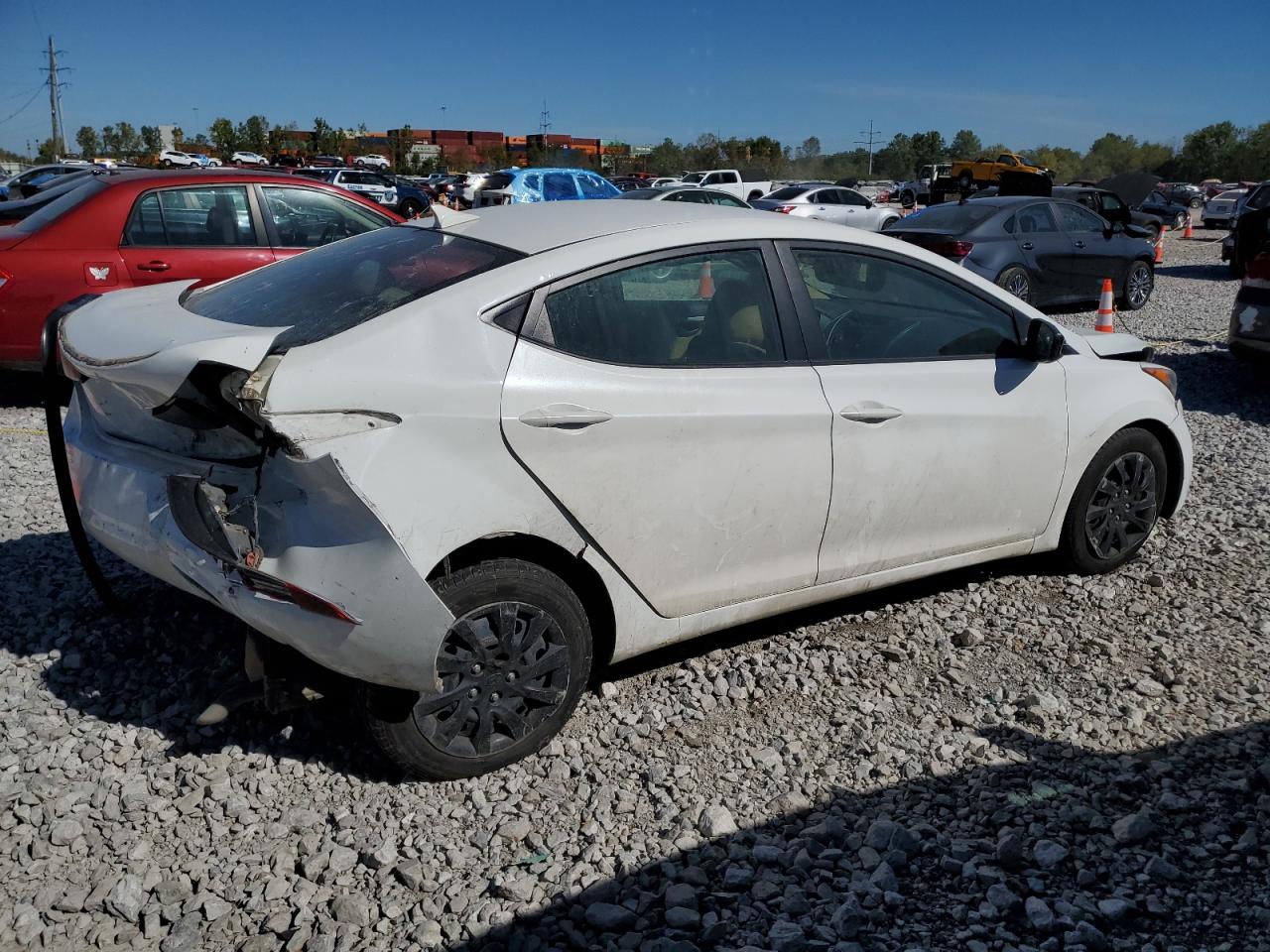 Lot #2935663935 2013 HYUNDAI ELANTRA GL