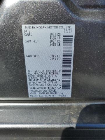 2024 NISSAN ALTIMA SR - 1N4BL4CV7RN366252