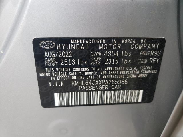 KMHL64JAXPA265986 2023 HYUNDAI SONATA