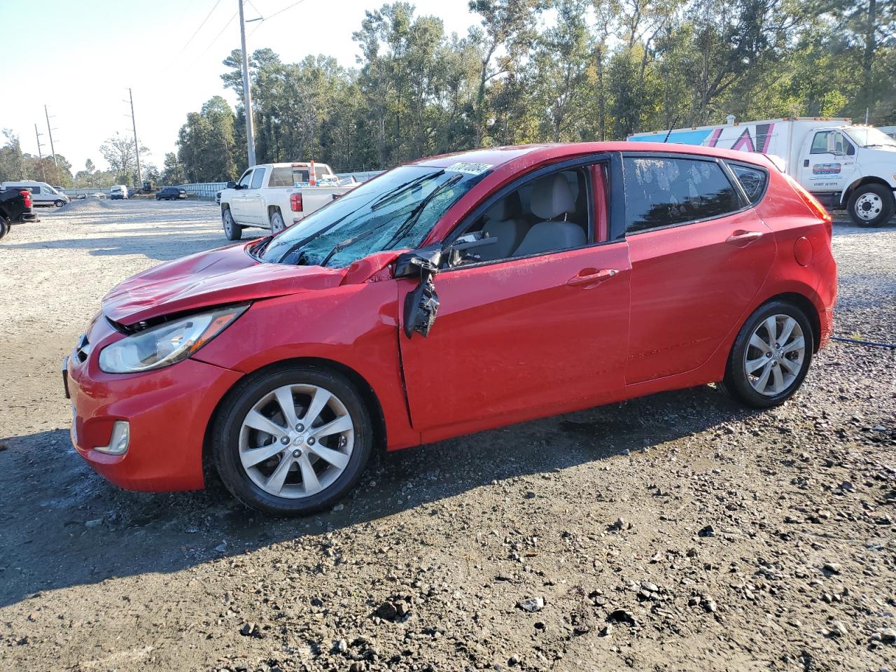 Lot #2935937880 2012 HYUNDAI ACCENT GLS