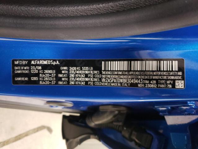 2024 ALFA ROMEO TONALE VEL ZASPATDW8R3049443